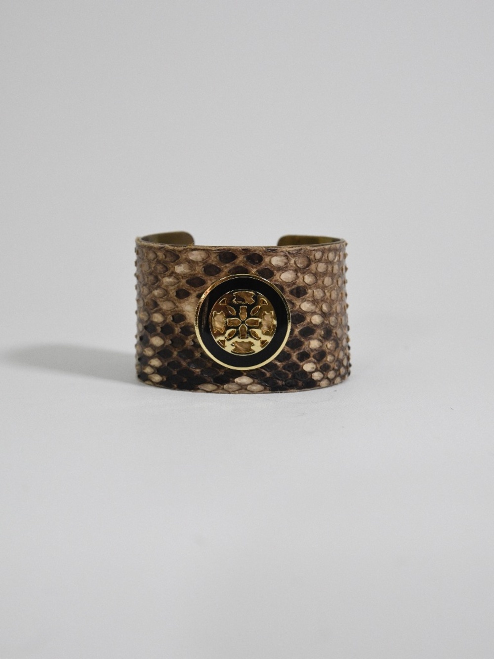 Rustic Cuff Snakeskin Bracelet